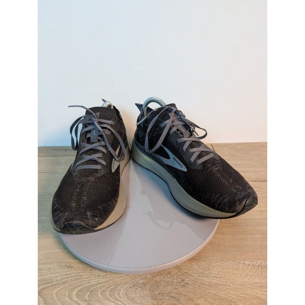 Brooks Mens Bedlam 3 Running Shoes 9 Black Gray Lightweight Breathable Gym